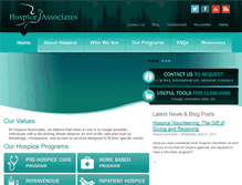 Tablet Screenshot of hospiceassociates.com